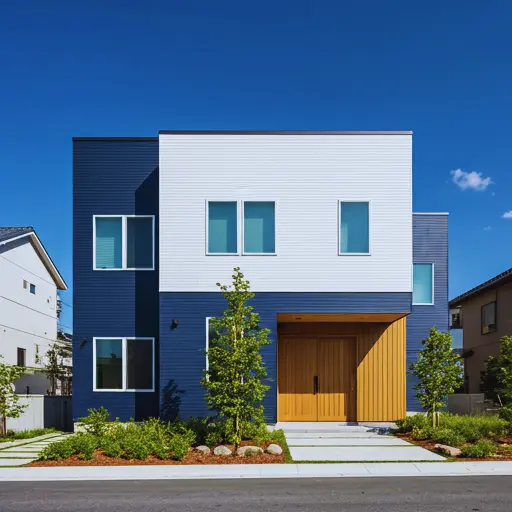 Exterior house painting project